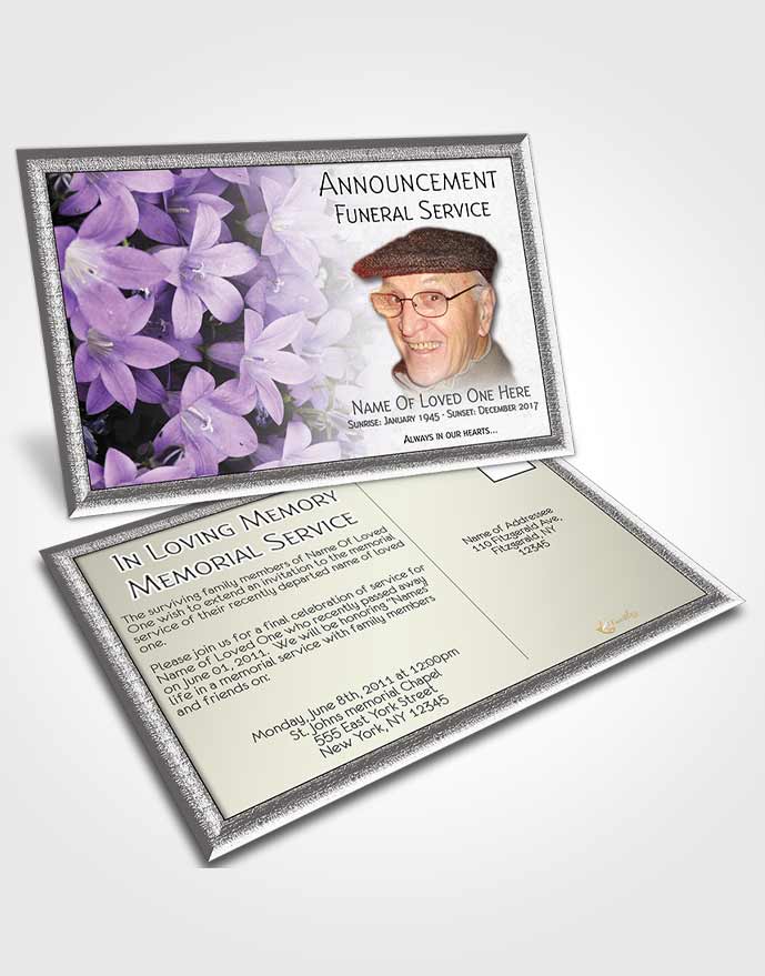 Announcement Card Floral 08