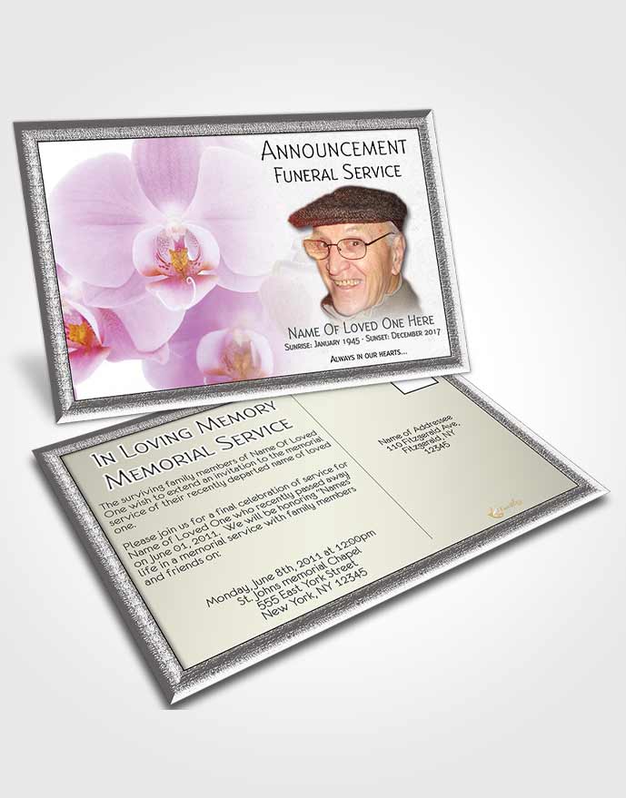 Announcement Card Floral 11