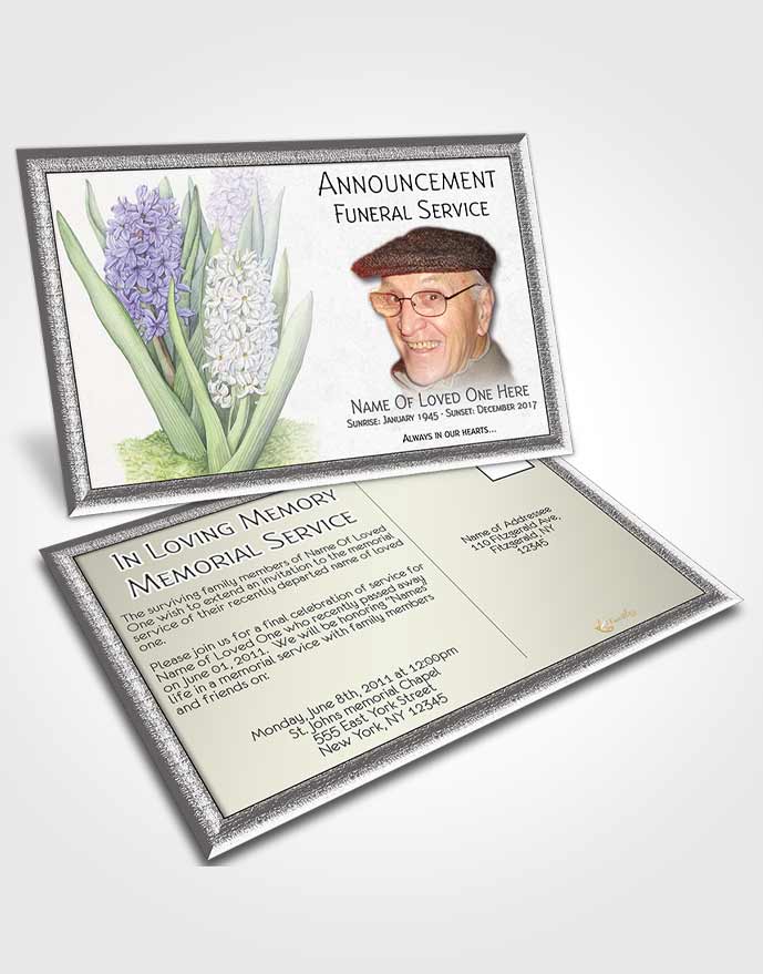 Announcement Card Floral 12