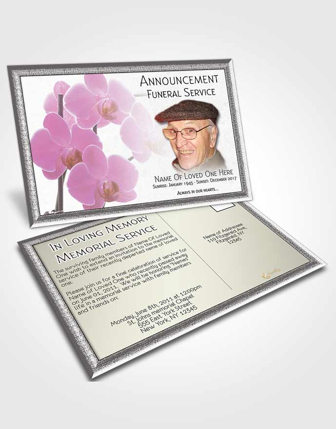 Announcement Card Floral 14