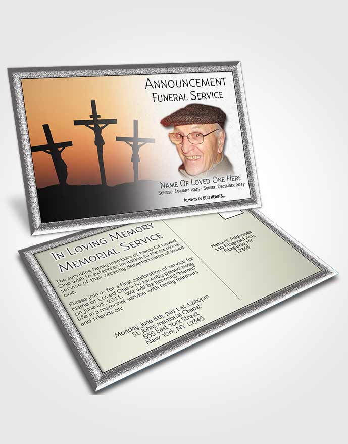 Announcement Card The Cross 01