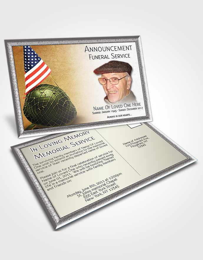 Announcement Card Veteran 08