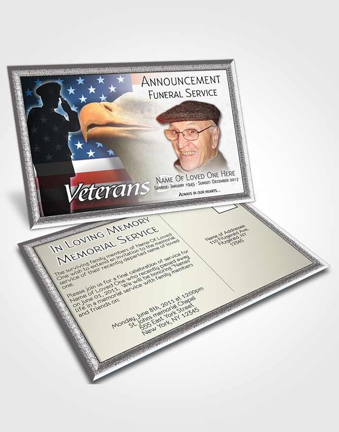 Announcement Card Veteran 12