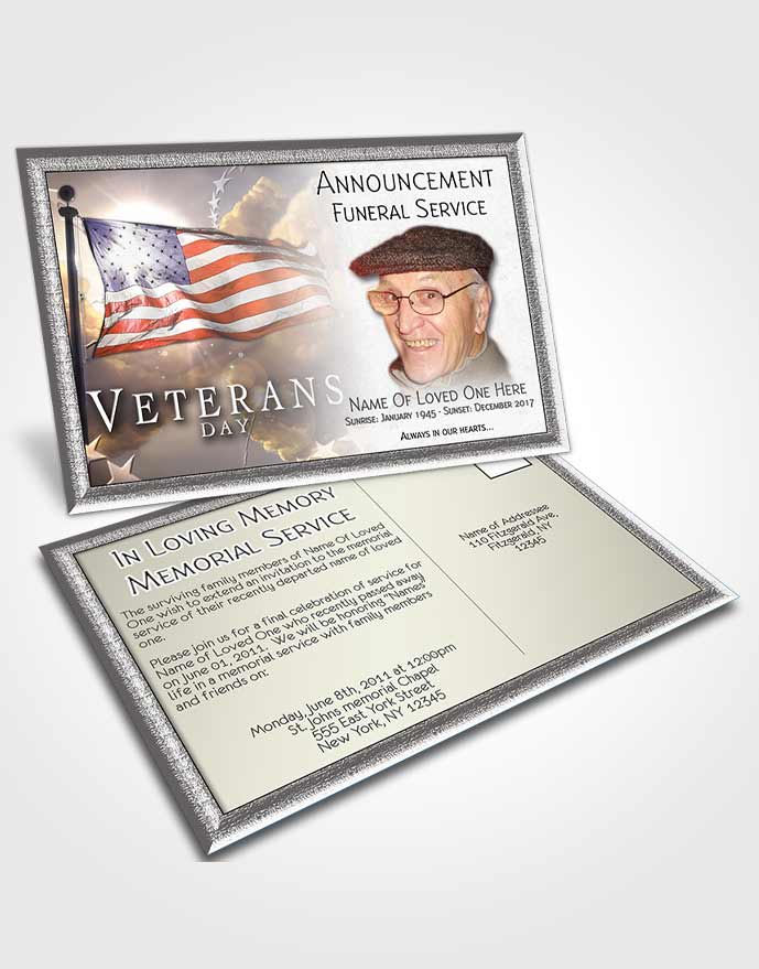 Announcement Card Veteran 13