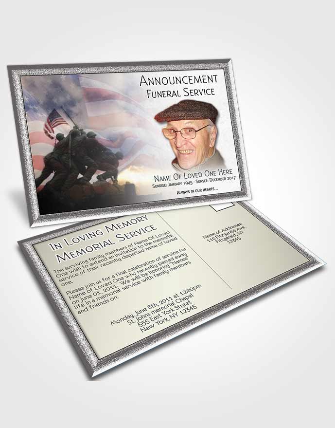 Announcement Card Veteran 14