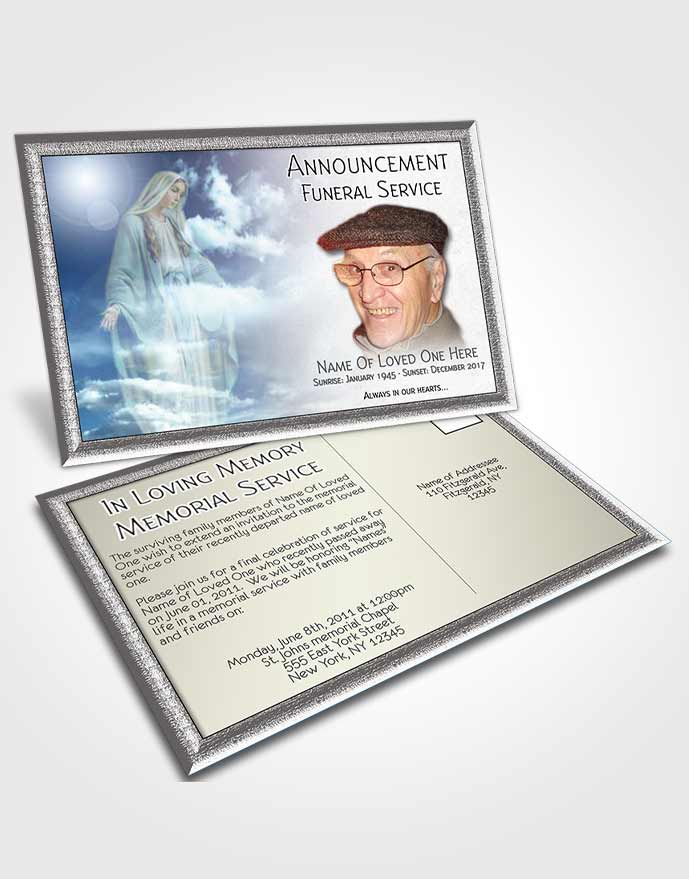Announcement Card Virgin Mary 05