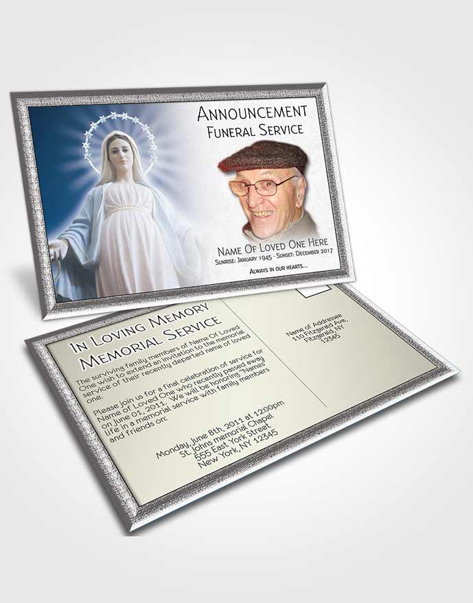 Announcement Card Virgin Mary 06