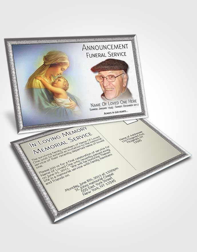Announcement Card Virgin Mary 10
