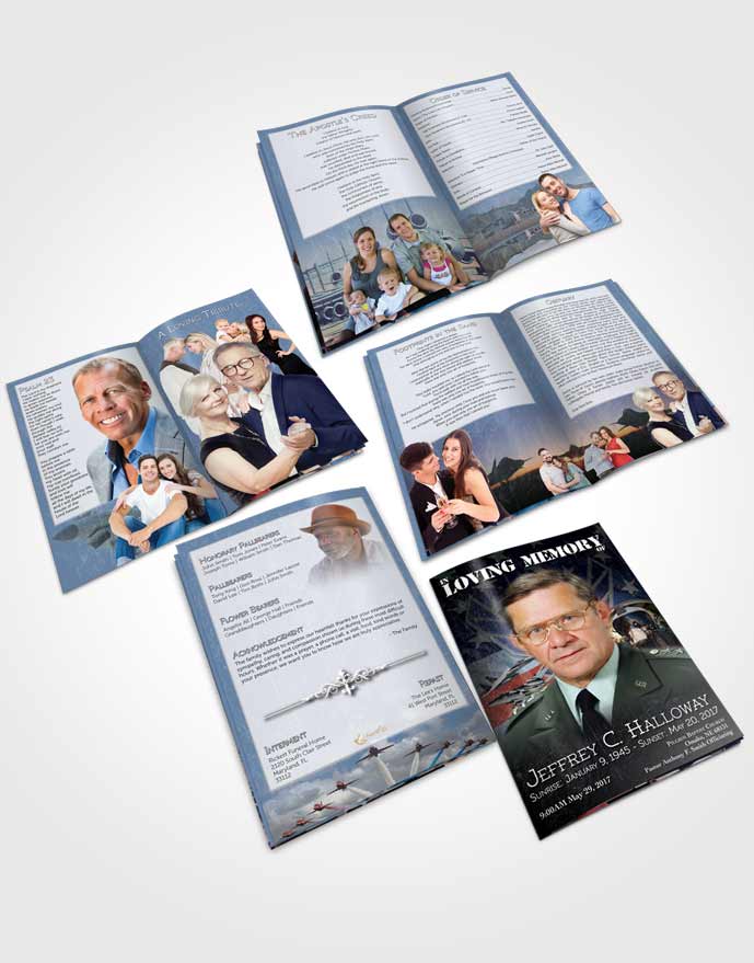 Booklet Memorial Folder Air Force Offshore Salute