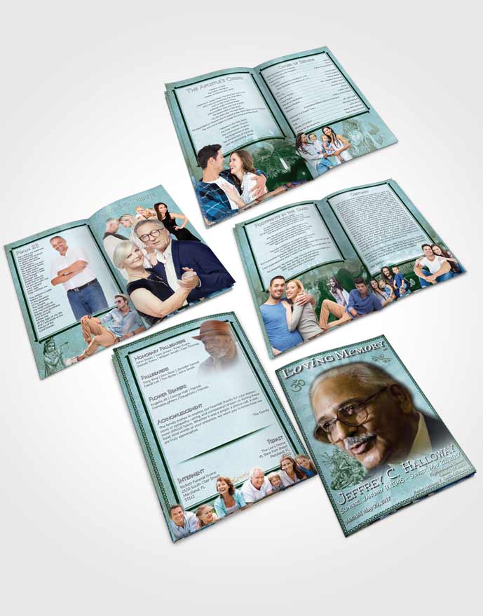 Booklet Memorial Folder Emerald Hindu Faith