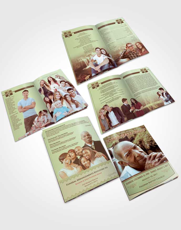 Booklet Memorial Folder Harmony Forest Magic