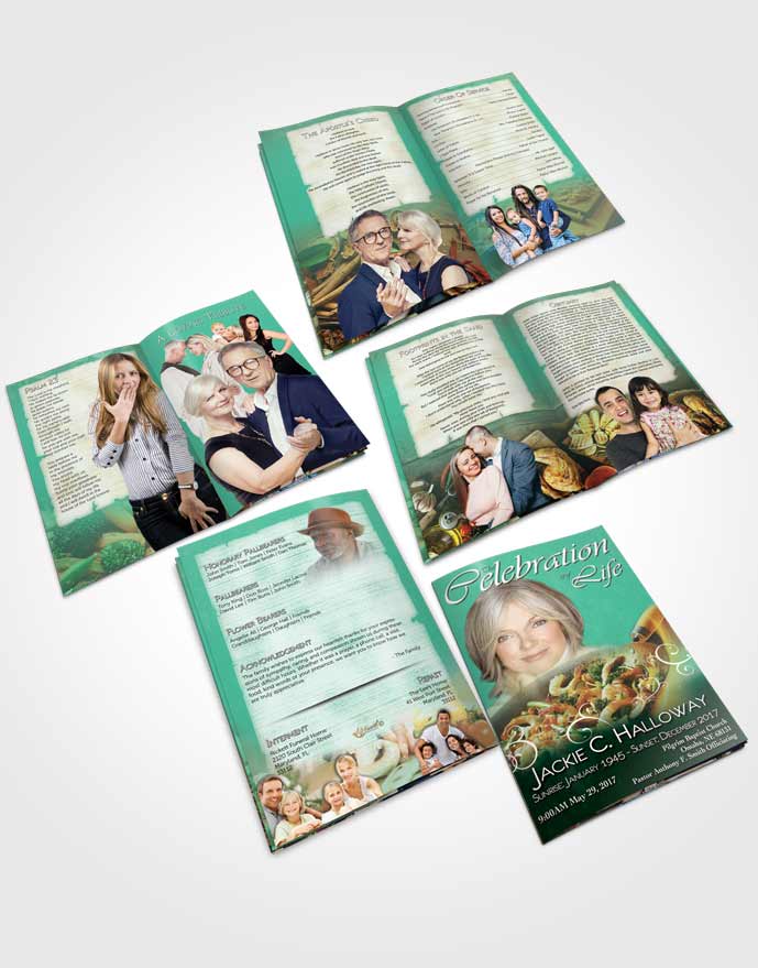 Booklet Memorial Folder Love of Emerald Cooking