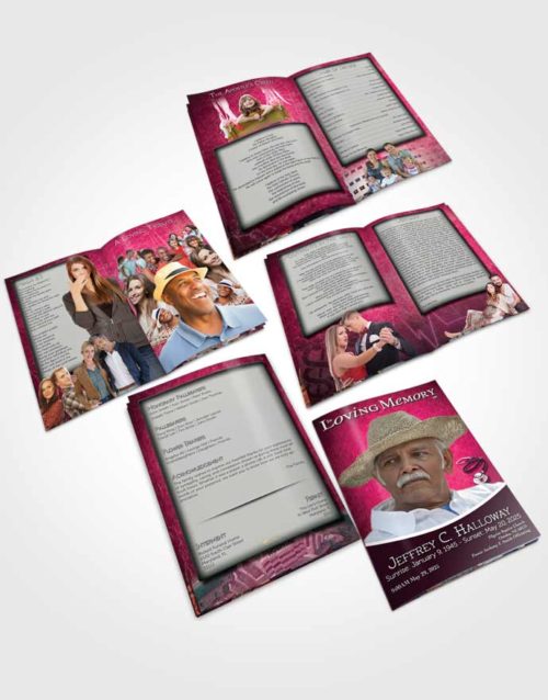Booklet Memorial Folder Pink Doctor