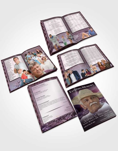 Booklet Memorial Folder Puerto Rican Lavender Waters