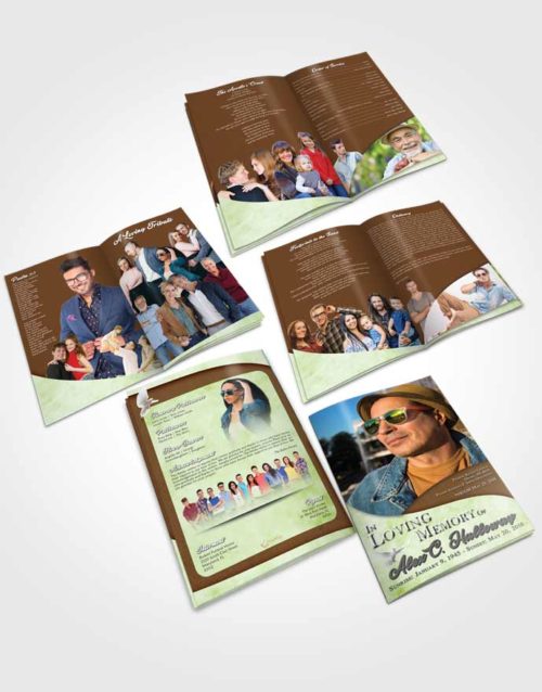 Booklet Memorial Folder Composed Peace of Mind