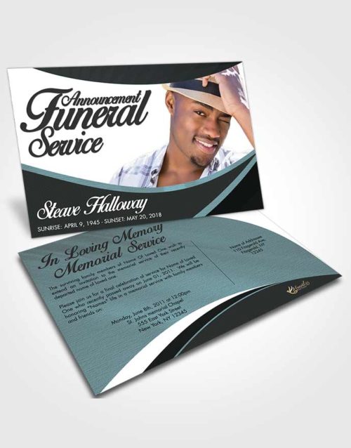 Funeral Announcement Card Template Paramount Diligence