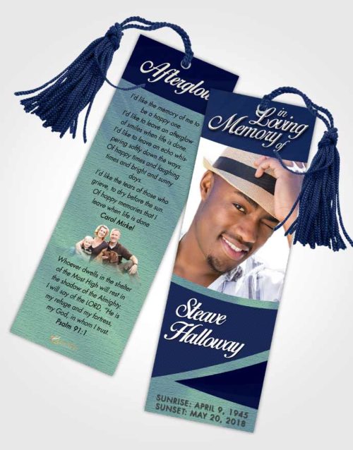 Funeral Bookmark Template Divine Diligence