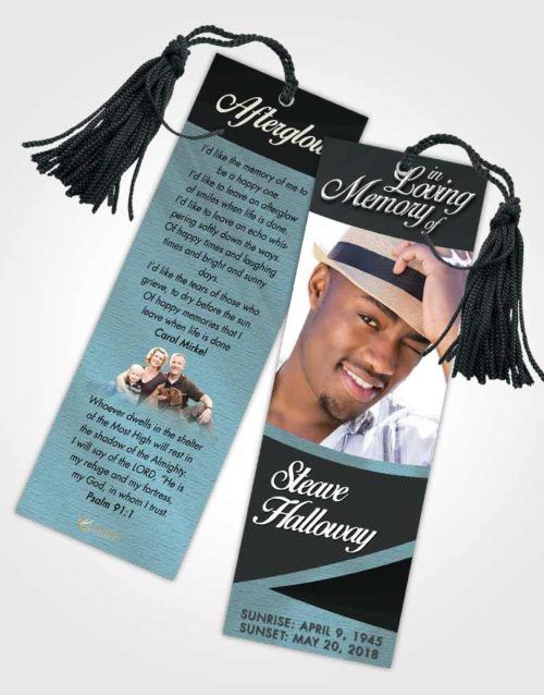 Funeral Bookmark Template Paramount Diligence