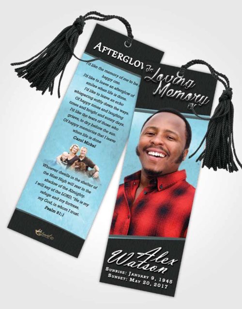 Funeral Bookmark Template Paramount Vitality