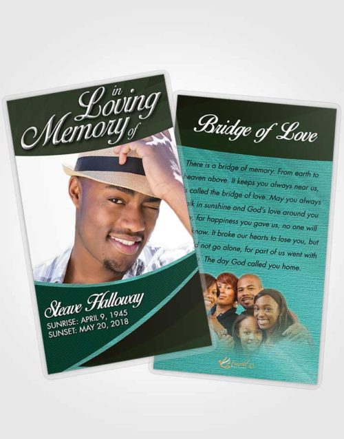 Funeral Prayer Card Template Passionate Diligence