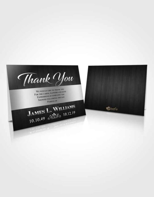 Funeral Thank You Card Template Afternoon Force