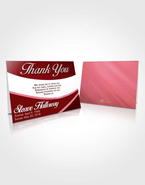 Funeral Thank You Card Template Ambient Diligence