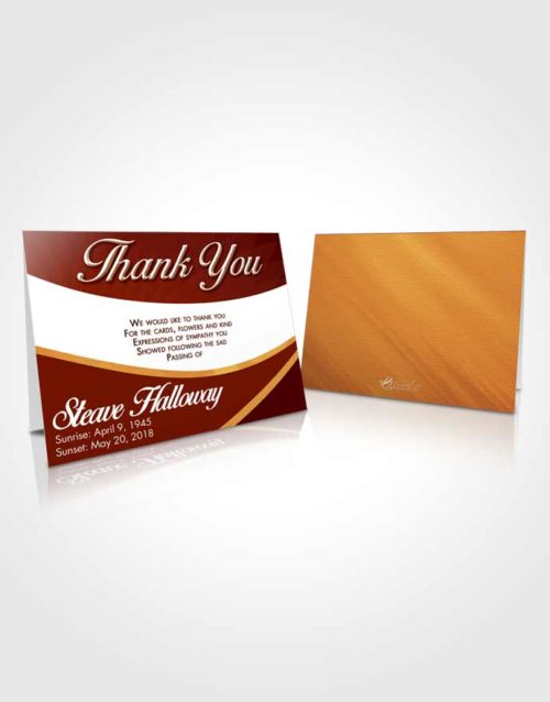 Funeral Thank You Card Template Beautiful Diligence