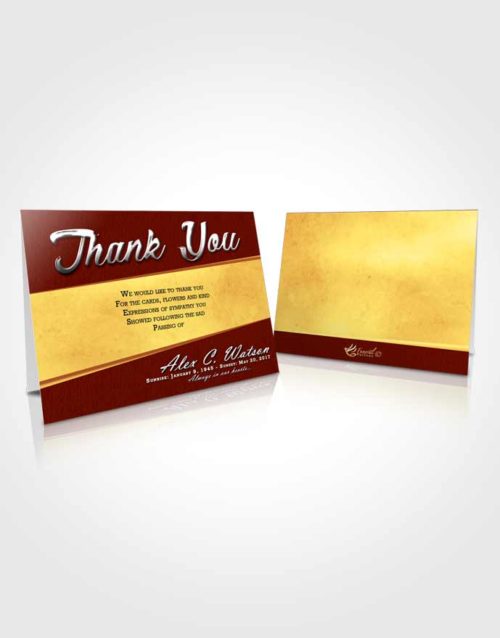 Funeral Thank You Card Template Beautiful Vitality