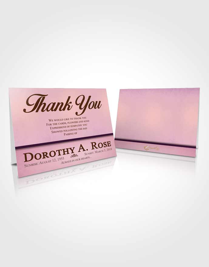 Funeral Thank You Card Template Brilliant Tolerance