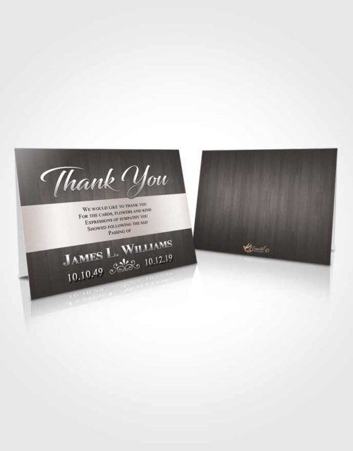 Funeral Thank You Card Template Collected Force