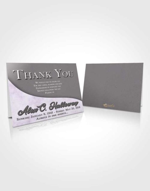 Funeral Thank You Card Template Collected Peace of Mind