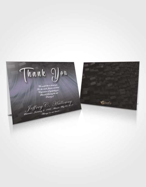 Funeral Thank You Card Template Collected Strength
