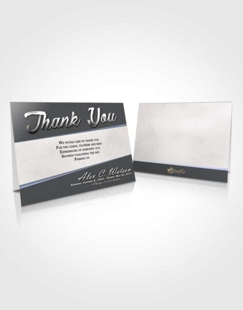 Funeral Thank You Card Template Collected Vitality