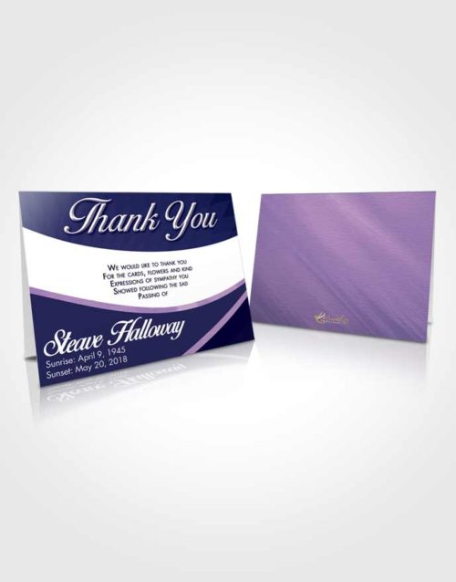 Funeral Thank You Card Template Dazzling Diligence