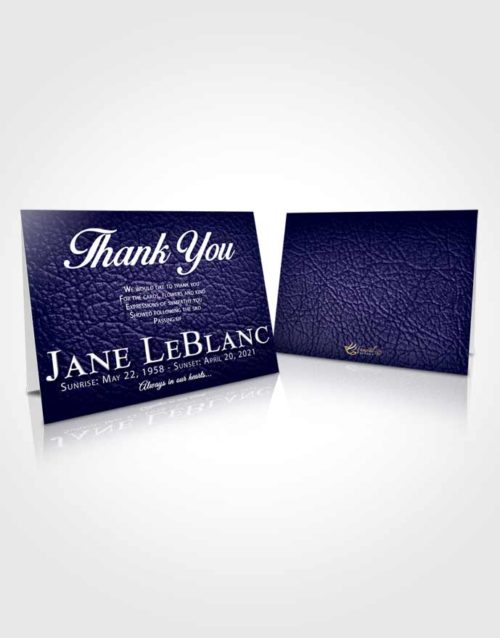 Funeral Thank You Card Template Dazzling Passion