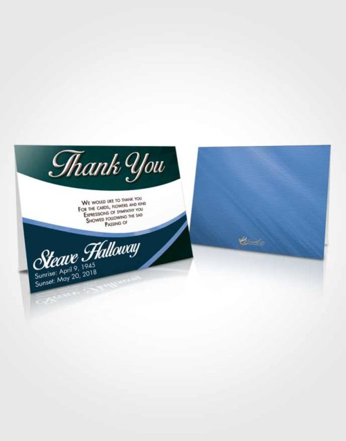 Funeral Thank You Card Template Devoted Diligence