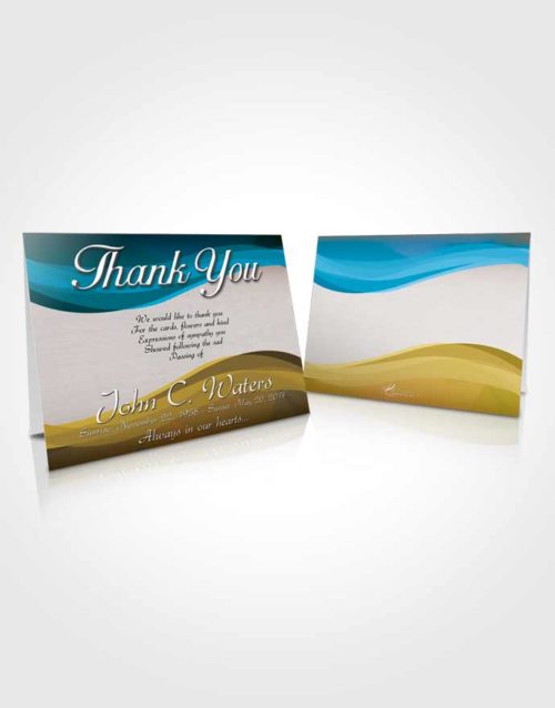 Funeral Thank You Card Template Devoted Fortitude