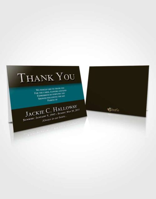 Funeral Thank You Card Template Devoted Nobility