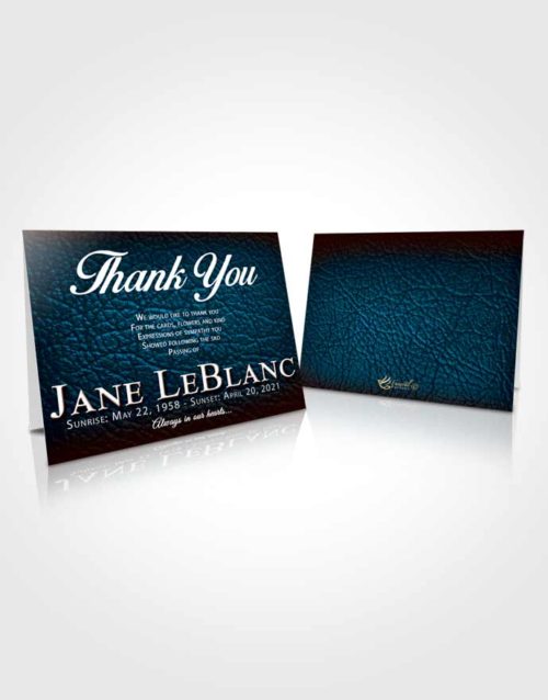 Funeral Thank You Card Template Devoted Passion