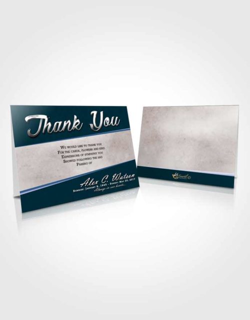 Funeral Thank You Card Template Devoted Vitality