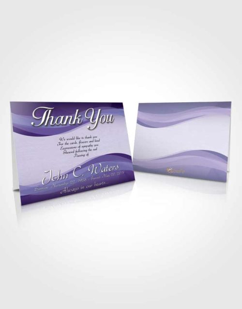 Funeral Thank You Card Template Diamond Fortitude