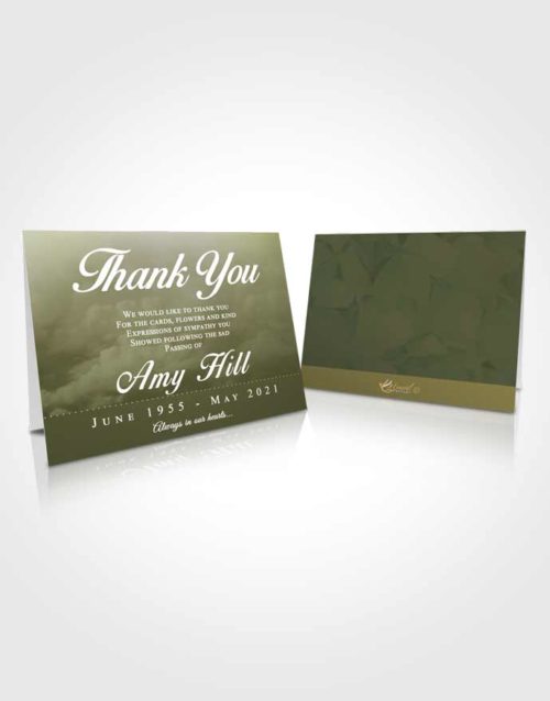 Funeral Thank You Card Template Eternal Sympathy