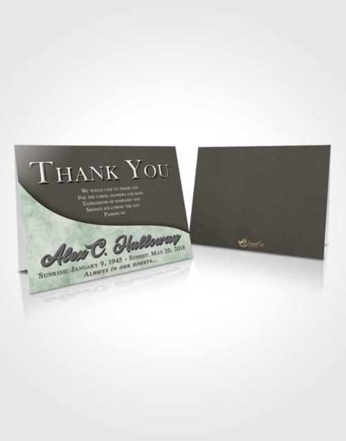 Funeral Thank You Card Template Evening Peace of Mind
