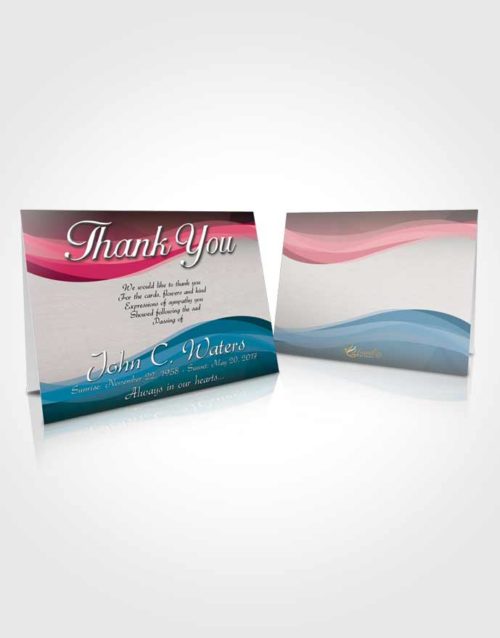 Funeral Thank You Card Template Gentle Fortitude