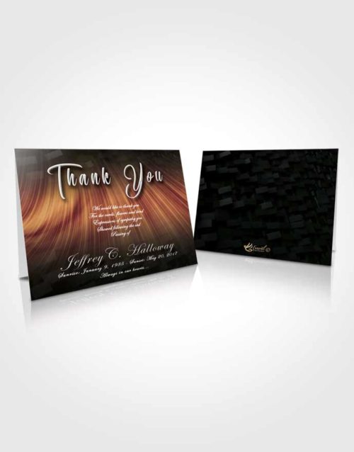 Funeral Thank You Card Template Gentle Strength