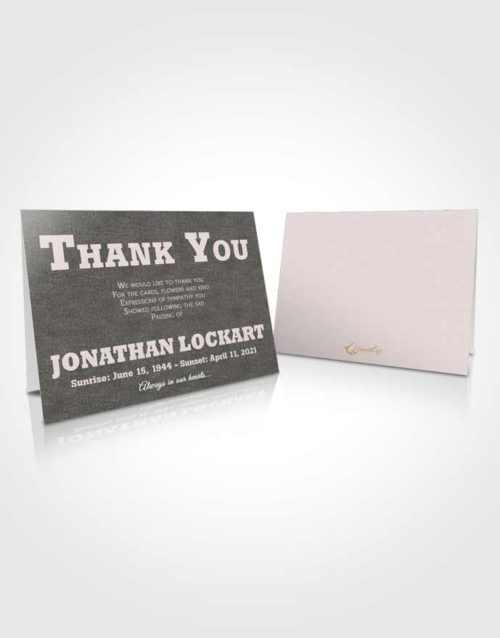 Funeral Thank You Card Template Graceful Intensity