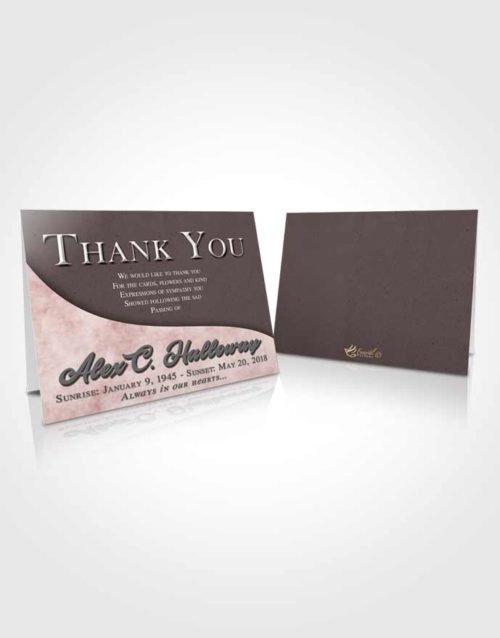 Funeral Thank You Card Template Graceful Peace of Mind