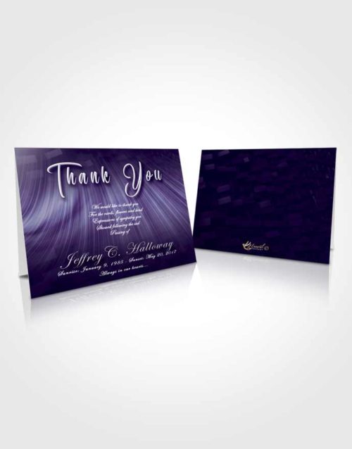 Funeral Thank You Card Template Graceful Strength