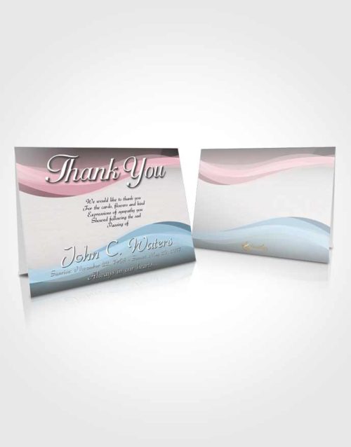 Funeral Thank You Card Template Humble Fortitude