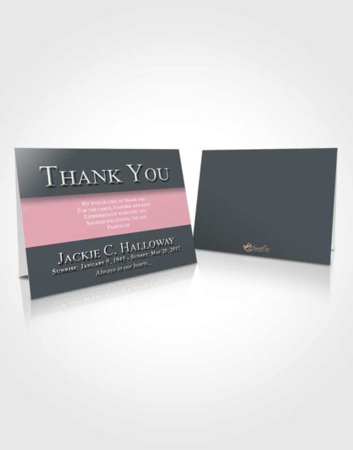 Funeral Thank You Card Template Humble Nobility